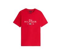 TOMMY HILFIGER Camiseta 'BRAND LOVE' navy / rojo / blanco L navy / rojo / blanco