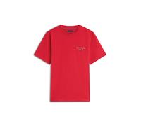 Tommy Hilfiger Men Brand Love Small Hilfiger tee MW0MW41456 S/S Camiseta, Rojo, M, Rojo (Rojo Medio), M