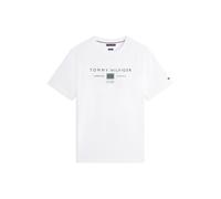 Tommy Hilfiger Brand Love Mono Stack tee Mw0mw42365 Camiseta S/S, White (White), XS para Hombre