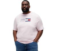 Tommy Hilfiger BT-Brand Love Text Box tee-b Mw0mw44054 Camiseta S/S, Pink (Pink Lily), 3XL Grande Alto para Hombre