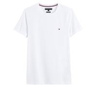 TOMMY HILFIGER Camiseta de cuello redondo slim stretch Core. Color Blanco