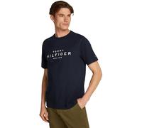 Tommy Hilfiger Camiseta de Manga Corta Hombre Big Regular Fit, Azul (Desert Sky), XS