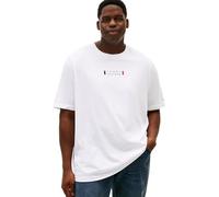 Tommy Hilfiger Camiseta para Hombre BT-Brand Love Small Center tee-B MW0MW43007 S/S, Color Blanco, XXL_Plus, Blanco (Blanco), XXL Grande