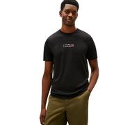 Tommy Hilfiger Camiseta de Manga Corta Hombre Brand Love Small con Cuello Redondo, Negro (Black), M