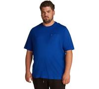Tommy Hilfiger Camiseta de Manga Corta Hombre Essential Solid con Bolsillo en el Pecho, Azul (Wedge Blue), XXL