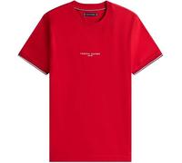 Tommy Hilfiger Camiseta de Manga Corta Hombre Logo Tipped con Cuello Redondo
