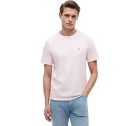 Tommy Hilfiger Camiseta de Manga Corta Hombre Seasonal Solid tee con Cuello Redondo, Rosa (Pink Lily), L