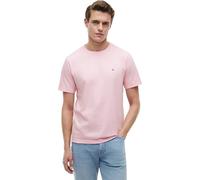 Tommy Hilfiger Camiseta de Manga Corta Hombre Seasonal Solid tee con Cuello Redondo, Rosa (Pink Lily), XS