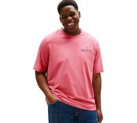 Tommy Hilfiger Camiseta de manga corta Hombre Stack Tee con cuello redondo, Rosa (Vintage Rosy), 3XL