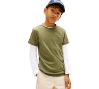 Tommy Hilfiger Mini Corp T-Shirt Ks0ks00661 Camisetas, Green (Battle Green), 2 años Unisex niños