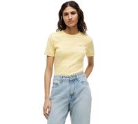 Tommy Hilfiger Camiseta de Manga Corta Mujer New Slim Cody Cuello Redondo