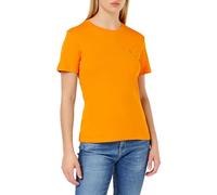 Tommy Hilfiger Camiseta de manga corta Mujer New Slim Cody Cuello redondo, Naranja (Rich Ochre), XL