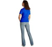Tommy Hilfiger Camiseta de Manga Corta Mujer Slim Cody con Cuello Redondo, Azul (Noble Blue), XS
