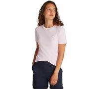 Tommy Hilfiger Camiseta de Manga Corta Mujer Slim Cody con Cuello Redondo, Rosa (Light Pink), XXL