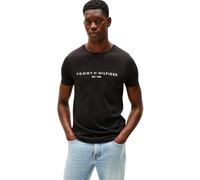Tommy Hilfiger Camiseta de Manga Corta para Hombre Core Tommy Logo Cuello Redondo