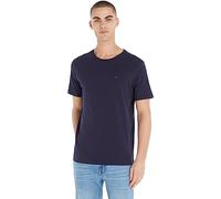 Tommy Hilfiger Camiseta de Manga Corta para Hombre Cuello Redondo, Azul (Navy Blazer), XL