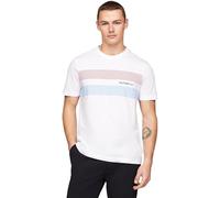 Tommy Hilfiger Hombre Camiseta Manga Corta Cuello Redondo, Blanco (White), S