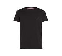 Tommy Hilfiger Camiseta de manga corta para hombre, elástica, ajustada