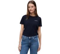 Tommy Hilfiger Camiseta de Manga Corta para Mujer 1985 Cuello Redondo