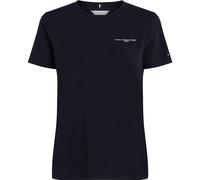 Tommy Hilfiger Camiseta de Manga Corta para Mujer 1985 Cuello Redondo, Azul (Nos Desert Sky), M