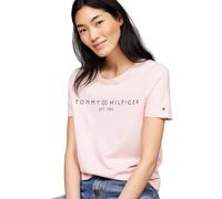 Tommy Hilfiger Camiseta de Manga Corta para Mujer Cuello Redondo