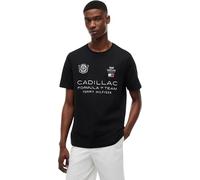 Tommy Hilfiger Camiseta de manga corta Unisex TH X Cadillac F1 Racing Graphic de algodón, Negro (Black), M