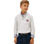 Tommy Hilfiger Boys Heritage Henley Waffle tee LS KB0KB10166 Grey (Mid Grey Heather) 12 Years