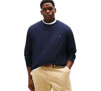 Tommy Hilfiger Camiseta de Manga Larga Hombre Stretch Slim Fit con Cuello Redondo, Azul (Desert Sky), 4XL