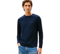 Tommy Hilfiger Camiseta de Manga Larga Hombre Tommy Logo Long Sleeve Tee con Cuello Redondo Slim Fit