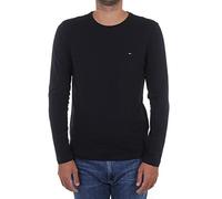 Tommy Hilfiger Camiseta de Manga Larga para Hombre Stretch Slim Fit Algodón, Azul (Desert Sky), XXL