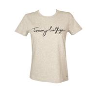 TOMMY HILFIGER Camiseta de mujer de manga corta con cuello redondo con logotipo