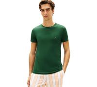 Tommy Hilfiger Hombre Stretch Slim Fit tee Mw0mw10800 Camiseta, Green (Nocturnal Green), M