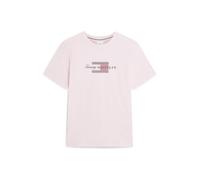 TOMMY HILFIGER Camiseta 'Flag Graphic' navy / rosa pastel / rojo S EUR