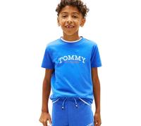 Tommy Hilfiger Camiseta gráfica Monogram para niño, KB0KB10263, Color Azul (Empire Blue), 6 años