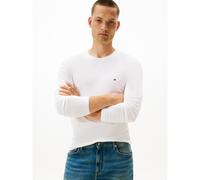 TOMMY HILFIGER Camiseta manga larga slim stretch. Color Blanco