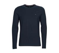 Tommy Hilfiger - Mens Long Sleeved T-Shirts - Men's T-Shirts - Tommy Hilfiger Mens T Shirts - Stretch Slim Fit Long Sleeve T Shirts Men - Black Shirt - Black Shirt - Size XXX-Large