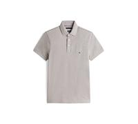 Tommy Hilfiger Polo de Manga Corta para Hombre 1985 Slim Fit, Gris (Light Grey Heather), M