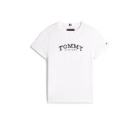 Tommy Hilfiger Jungen Monotype Print Graphic Kb0kb10051 S/S Camiseta, Blanco (Blanco), 12 Años, Blanco (Blanco), 12 años