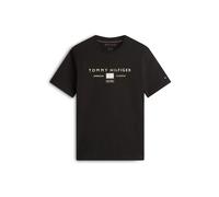 Tommy Hilfiger Brand Love Mono Stack tee Mw0mw42365 Camiseta S/S, Black (Black), M para Hombre