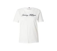 TOMMY HILFIGER Camiseta negro / blanco, Talla XXL