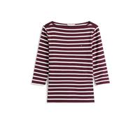 TOMMY HILFIGER Camiseta 'NEW CODY' burdeos / blanco XS burdeos / blanco