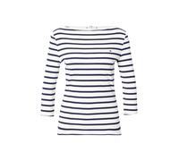 Tommy Hilfiger Camiseta de Manga Larga Mujer New Cody Slim Cuello Barco, Multicolor (Breton/ECU/Dark Night Navy), L