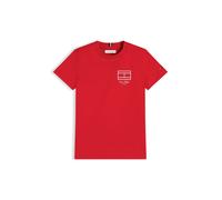 TOMMY HILFIGER Camiseta 'Outline Flag Logo' rojo / blanco 110 EUR