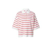TOMMY HILFIGER Camiseta 'Oversized Fit Stripe' rojo / blanco XL-XXL EUR