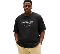 Tommy Hilfiger Camiseta para Hombre BT-Hilfiger Stack Graphic tee-B MW0MW42059 S/S, Color Negro, XXL, Negro (Negro), XXL