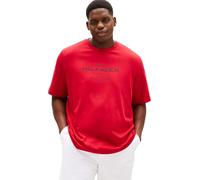 Tommy Hilfiger Camiseta para Hombre BT-Hilfiger Stack Graphic tee-B MW0MW42059 S/S, Color Rojo, XXL, Rojo (Rojo Medio), XXL