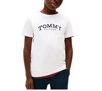 Tommy Hilfiger Camiseta para niño con Estampado MONOTYPE KB0KB10051 S/S, Color Blanco (Blanco), 16 años, Blanco (Blanco), 16 años