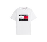 TOMMY HILFIGER Camiseta rojo sangre / negro / blanco M EUR