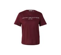 TOMMY HILFIGER Camiseta rojo vino / blanco XL EUR