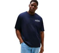 Tommy Hilfiger Camiseta S/S para Hombre, Azul (Desert Sky), XXL